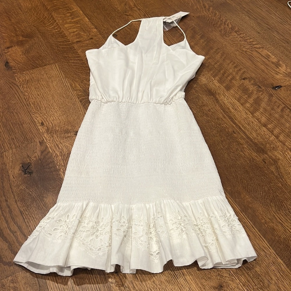 NWT Karina Grimaldi Women’s MIDI Dress White Size XS