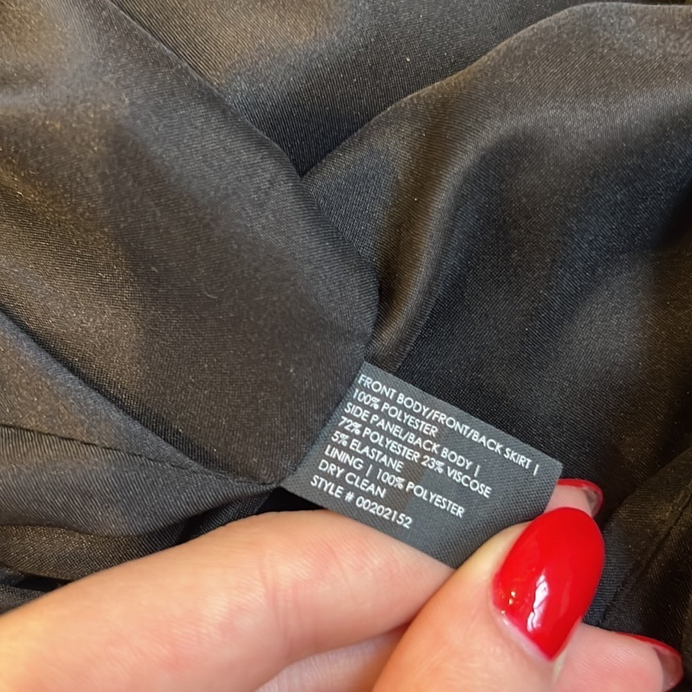 NWT Club Monaco Women’s Black Midi Dress Size 8