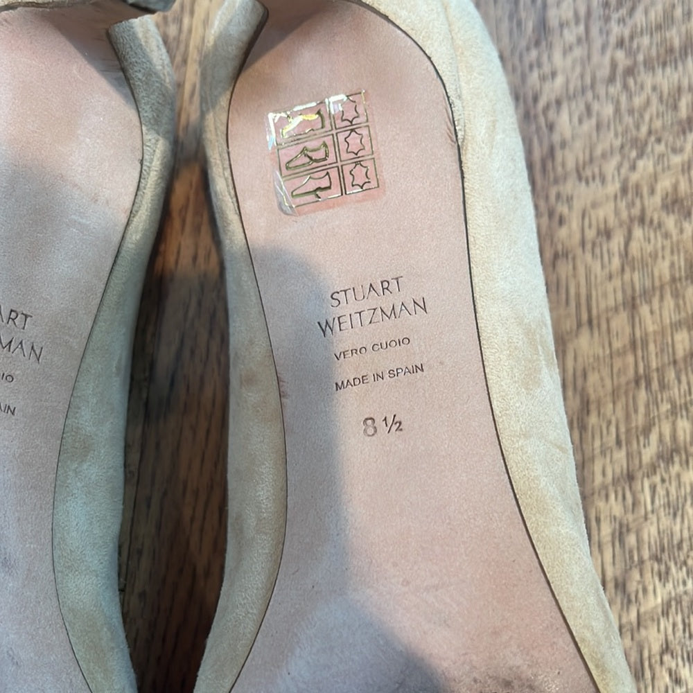 Stuart Weitzman Woman’s Tan Heels Size 8.5
