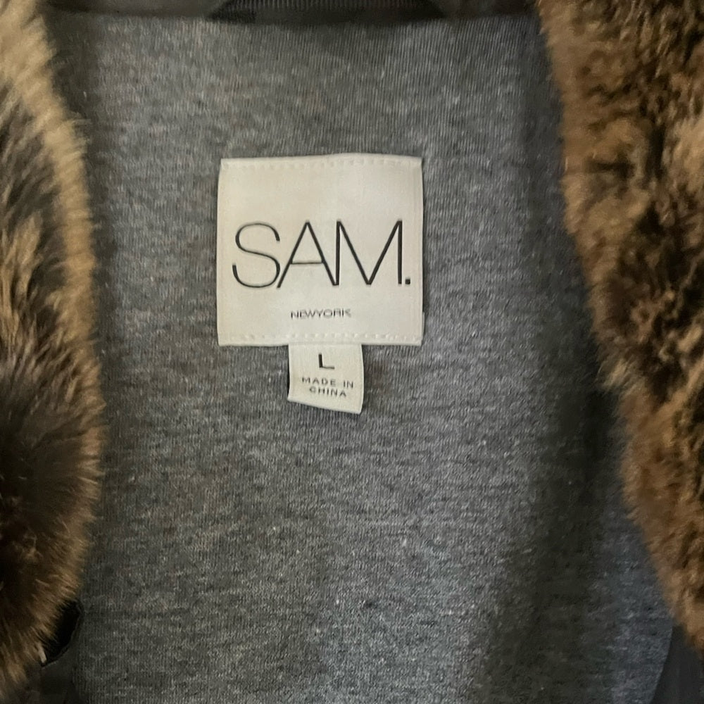 SAM Women’s Grey Jacket Size Large