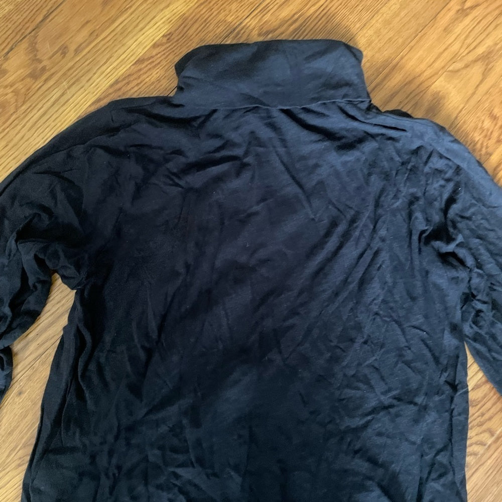 Madewell Black Long Sleeve Turtle Neck Size XL