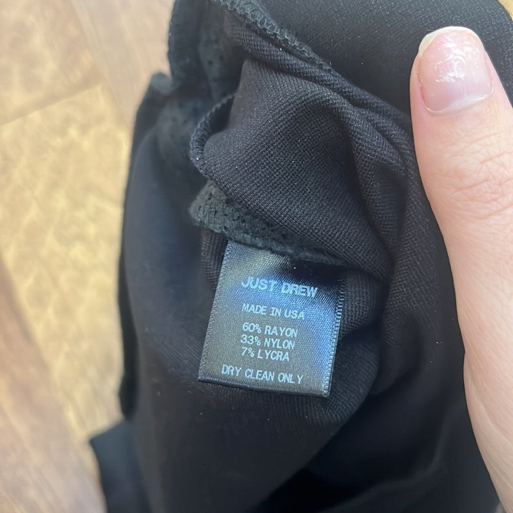 Just Drew Woman’s Black Leggings Size S