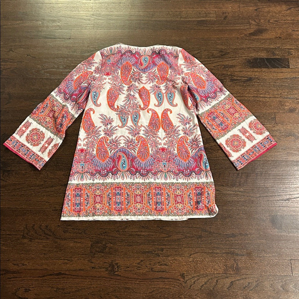 NWT Nanette Lepore Swim Women’s Bohemian Paisley Print Coverup Size Large