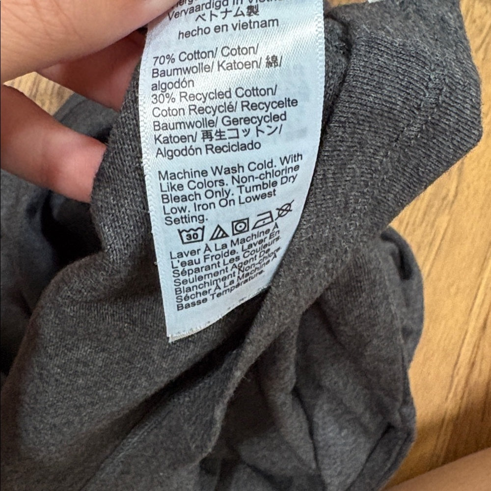 NWT Crewcuts Boy’s Grey Long Sleeve Button Tee Size M (8-9)