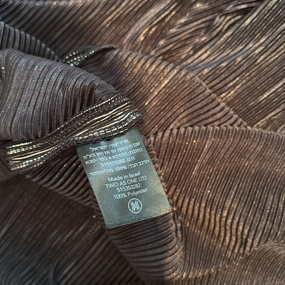 Sabina Musayev Woman’s Grey Metallic Maxi Dress Size XS