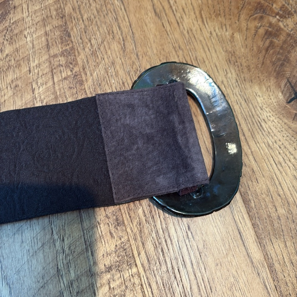 Suzi Roher Woman’s Thick Brown Belt Size Large