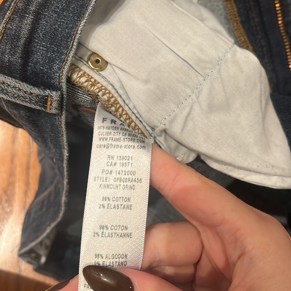 Frame Denim Woman’s Le Brigette Jean Shorts Size 28