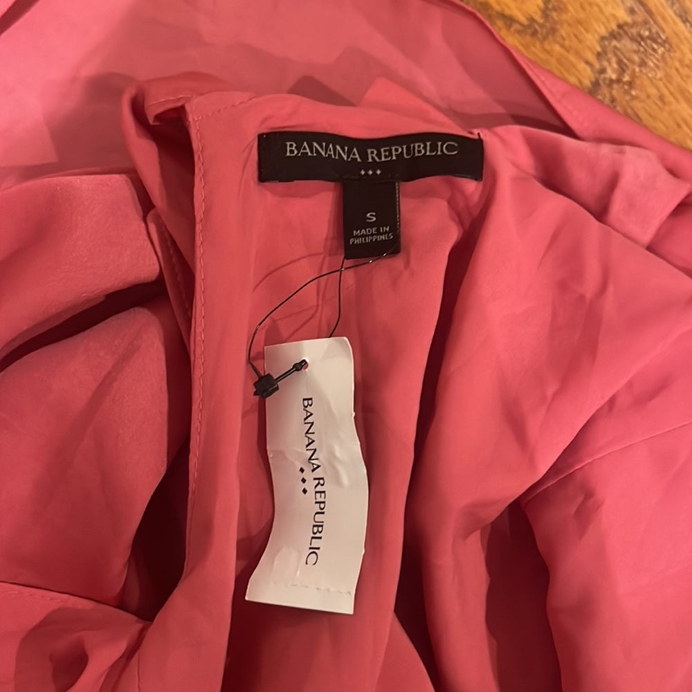 NWT Banana Republic Woman’s Pink Dress Size S
