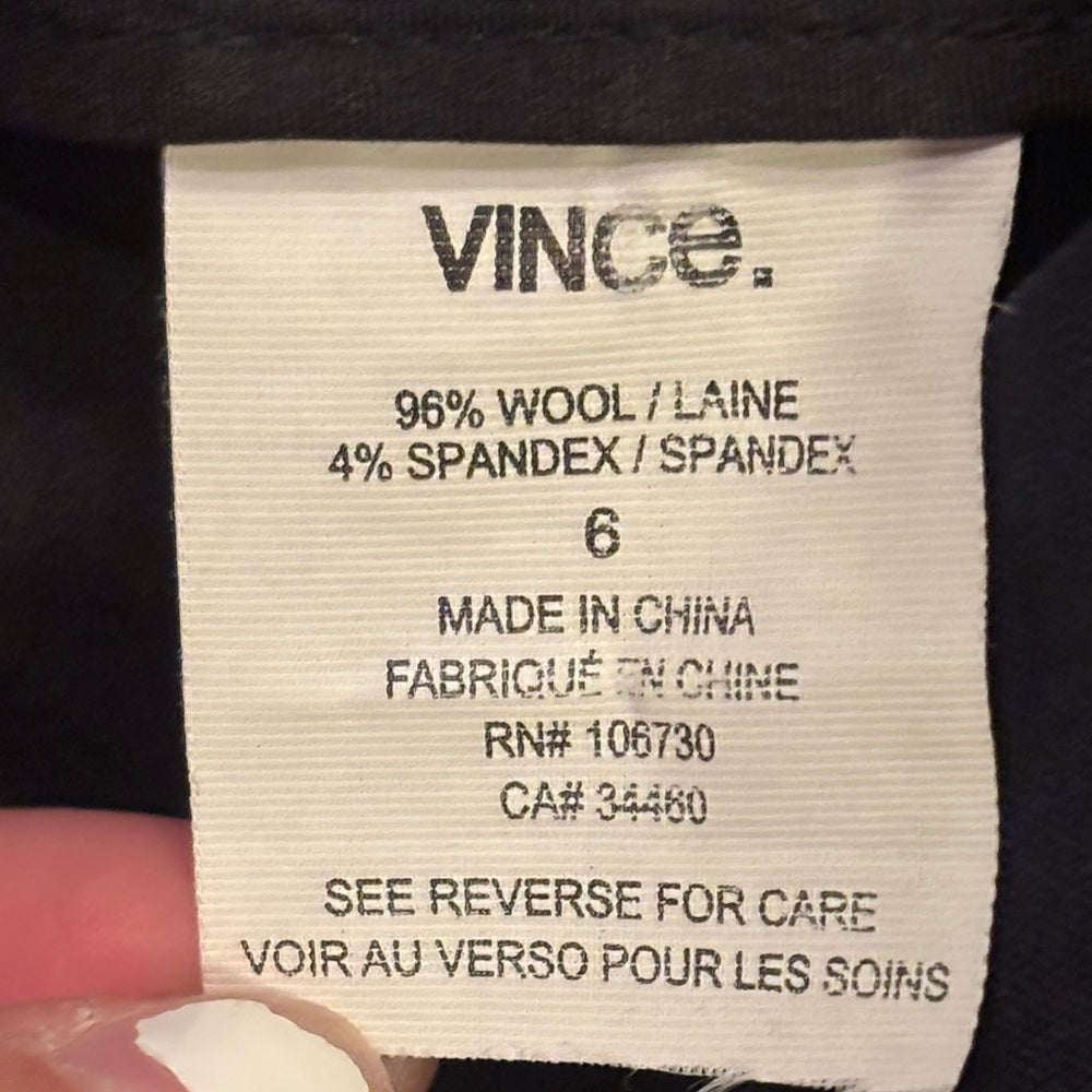 Vince Women’s Black Dress Pants Size 6