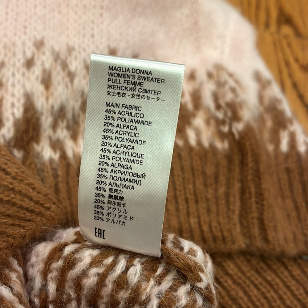NWT St Barth Woman’s Dayna Soft Natural Shades Sweater Size S