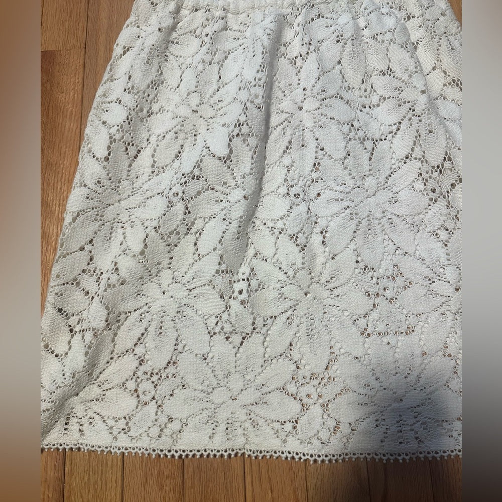 Milly Cabana Beach Lace V-Neck Dress Size Small