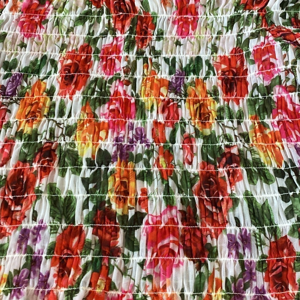L’Agence Women’s Floral Off The Shoulder Shirt Size S