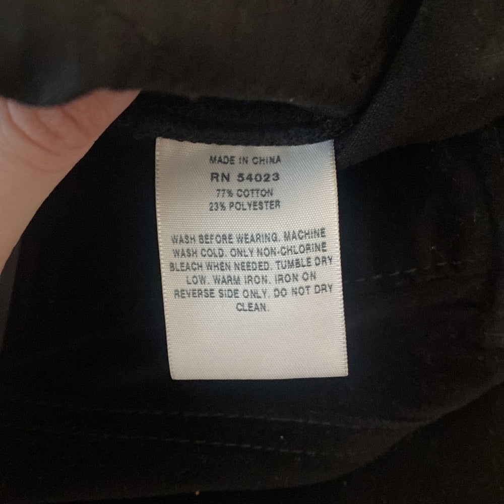 NWT GAP Women’s Black Velvet Skinny Jeans Size 24r
