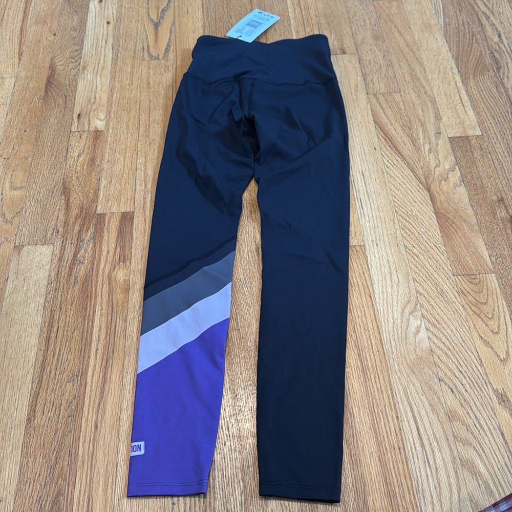 NWT P.E Nation Womens Colorful Leggings Size 2XS