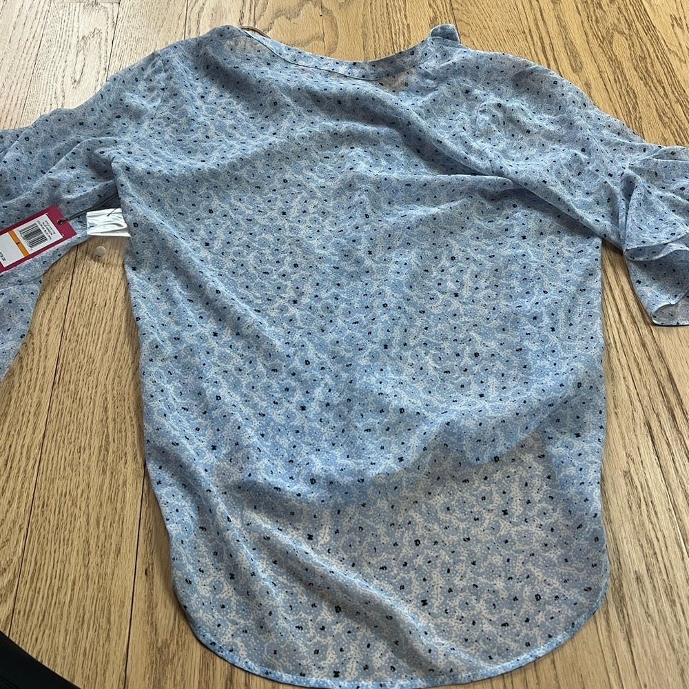 NWT Vince Camuto Women’s Blue Blouse Size S
