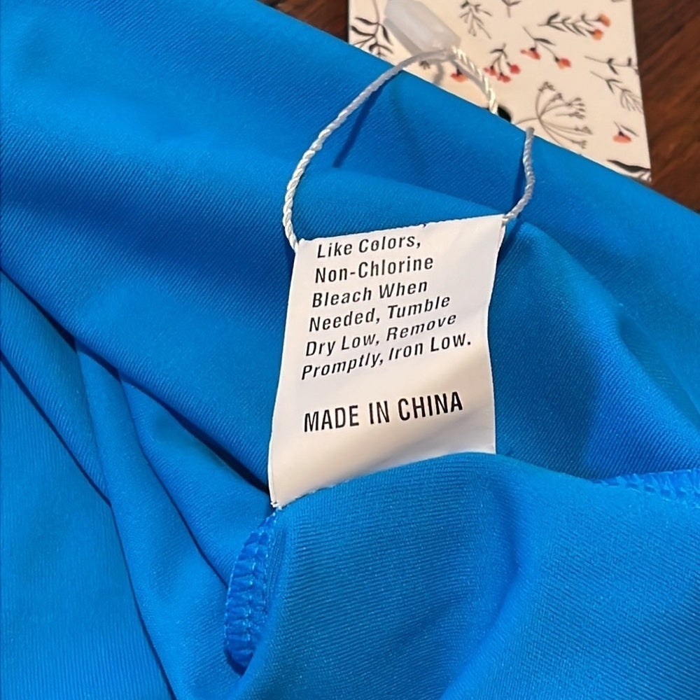 NWT Automet Women’s Blue Athletic Romper Size L