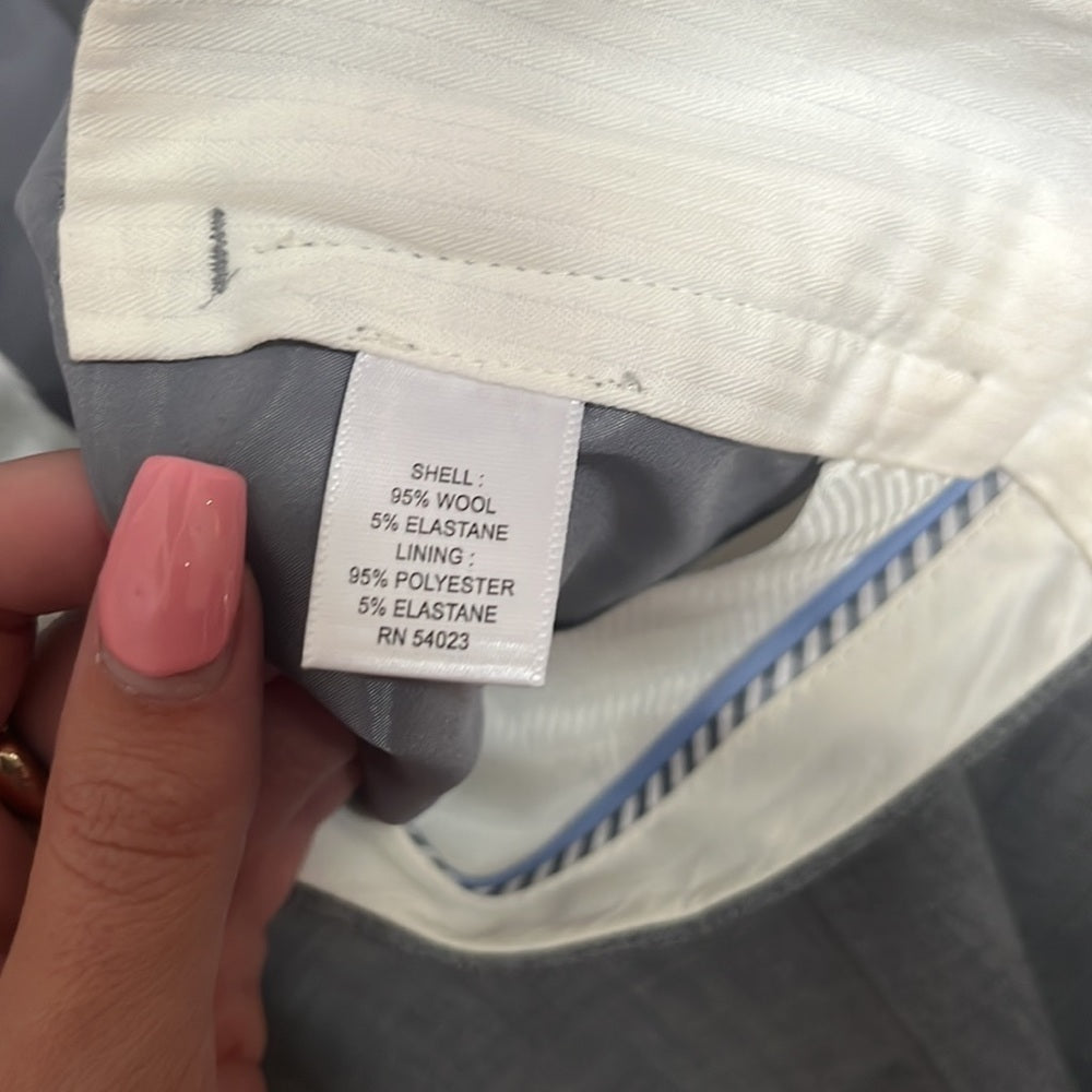 NWT Banana Republic Women’s The Logan Fit Stretch Grey Trousers Size 4
