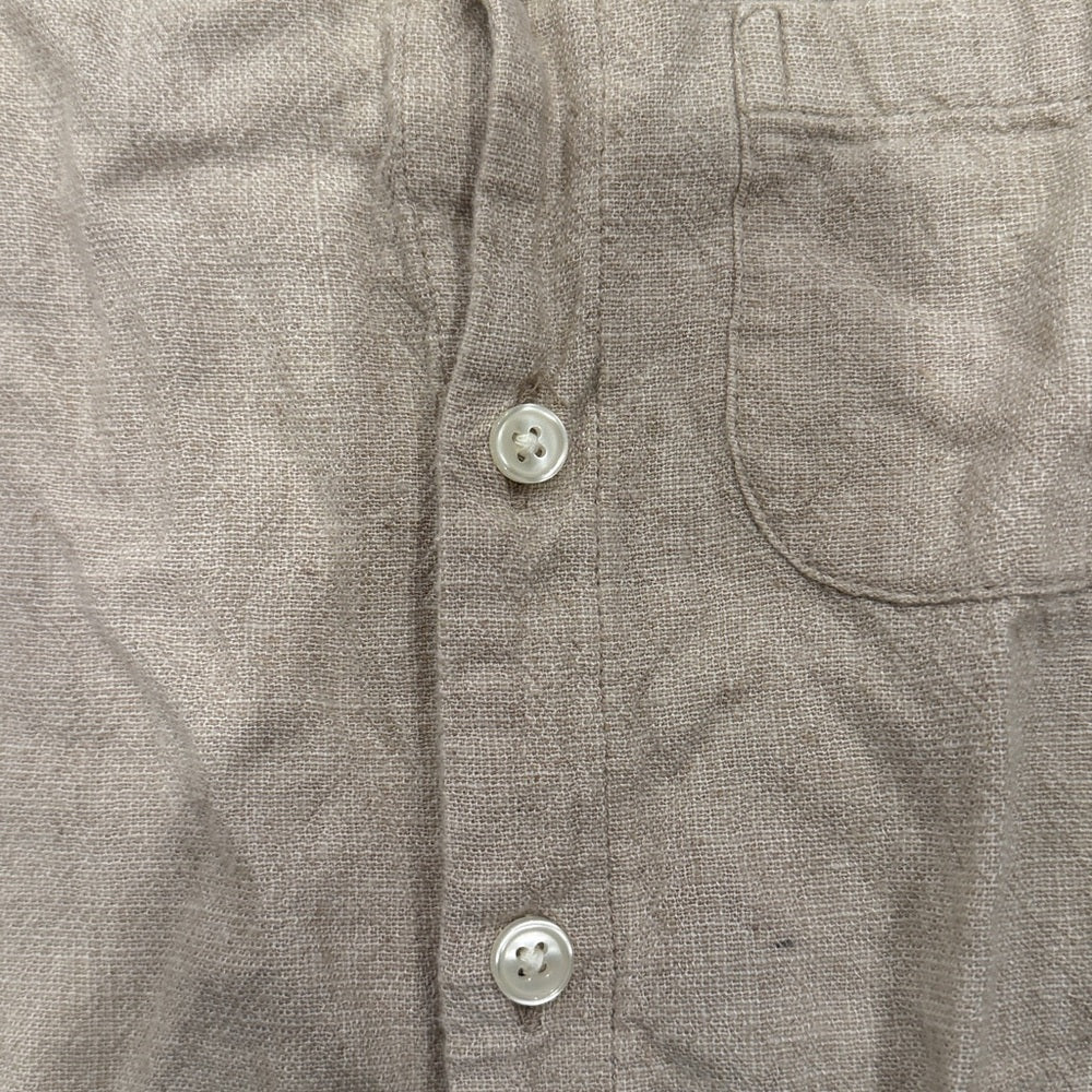 Abercrombie Kids Tan Button Down Shirt Size 7/8