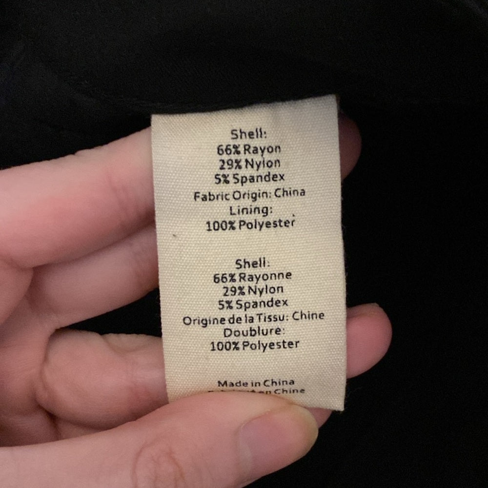 L’AGENCE Women’s Black Trousers Size 27