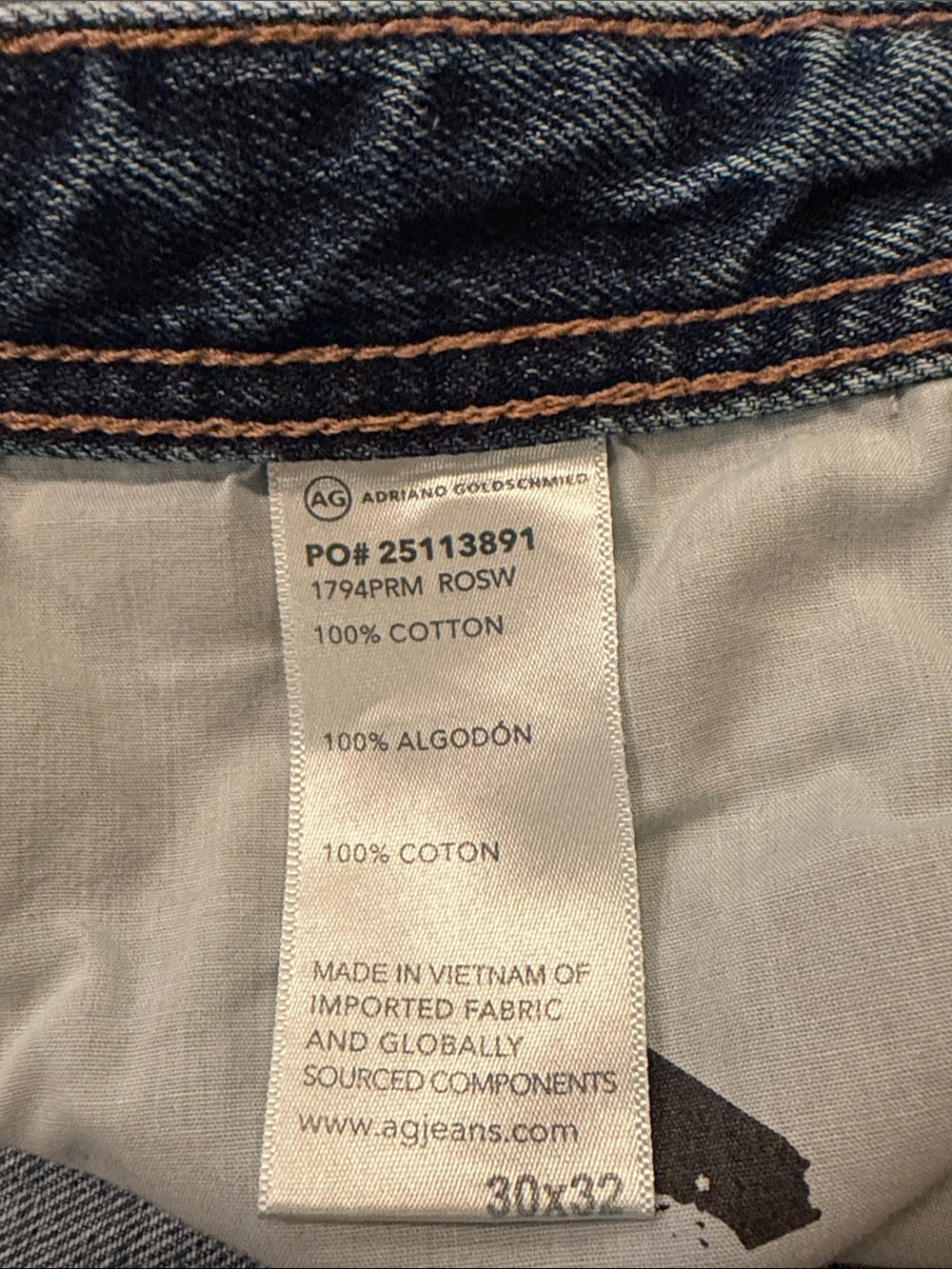 NWT Adriano Goldschmied Women's High-Rise Straight Leg Jeans Size 30x32