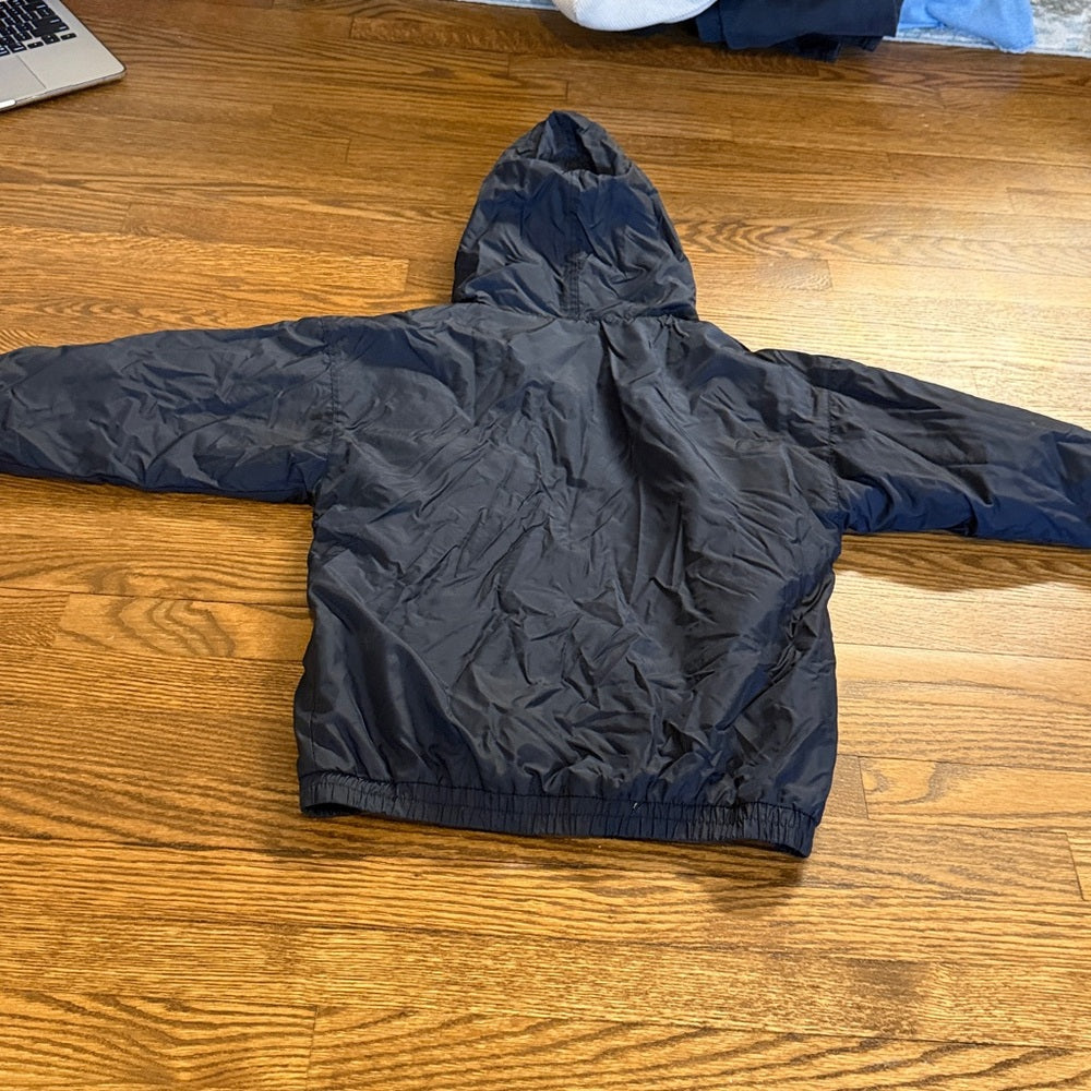 Charles River Apparel Kids Navy Hooded Puffer Jacket Size 7