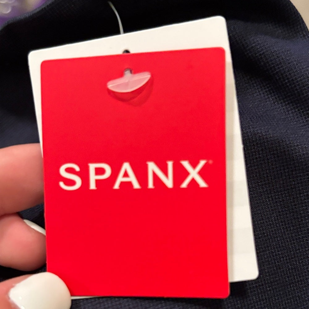 NWT Spanx Women’s Navy Blue Leggings Size 2X