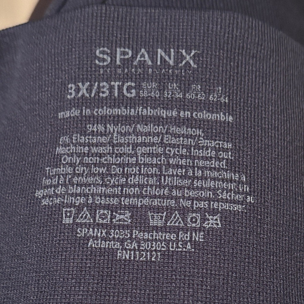 NWT Spanx Women’s Navy Blue Leggings Size 3X