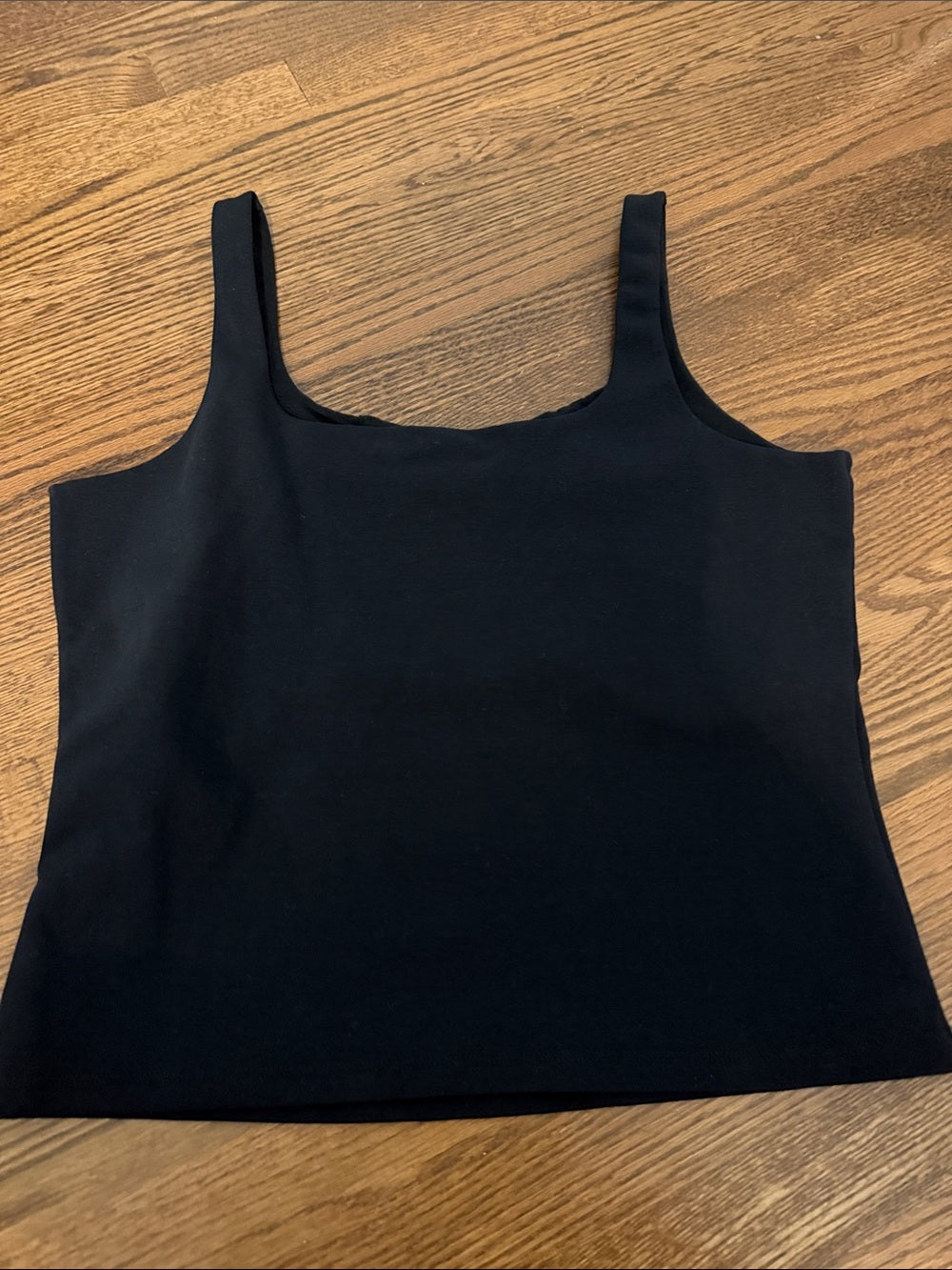 NWT All Saints Black Square Neck Tank Size 8