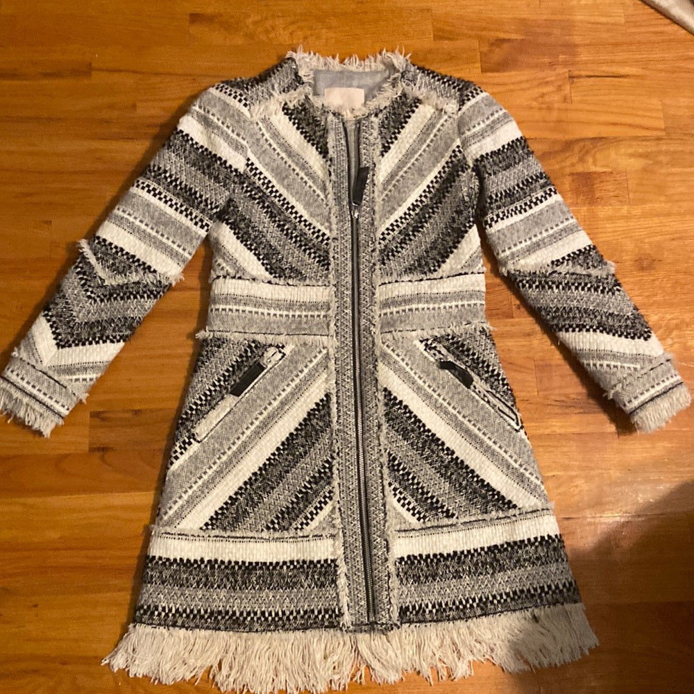 Women’s Rebecca Taylor black/white/gray jacket. Size 0