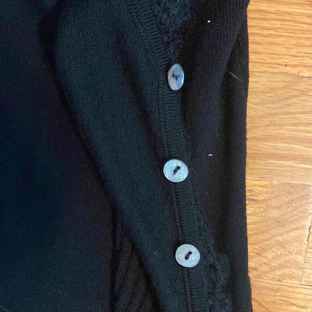 Women’s Nanette Lepore black cardigan. Size M