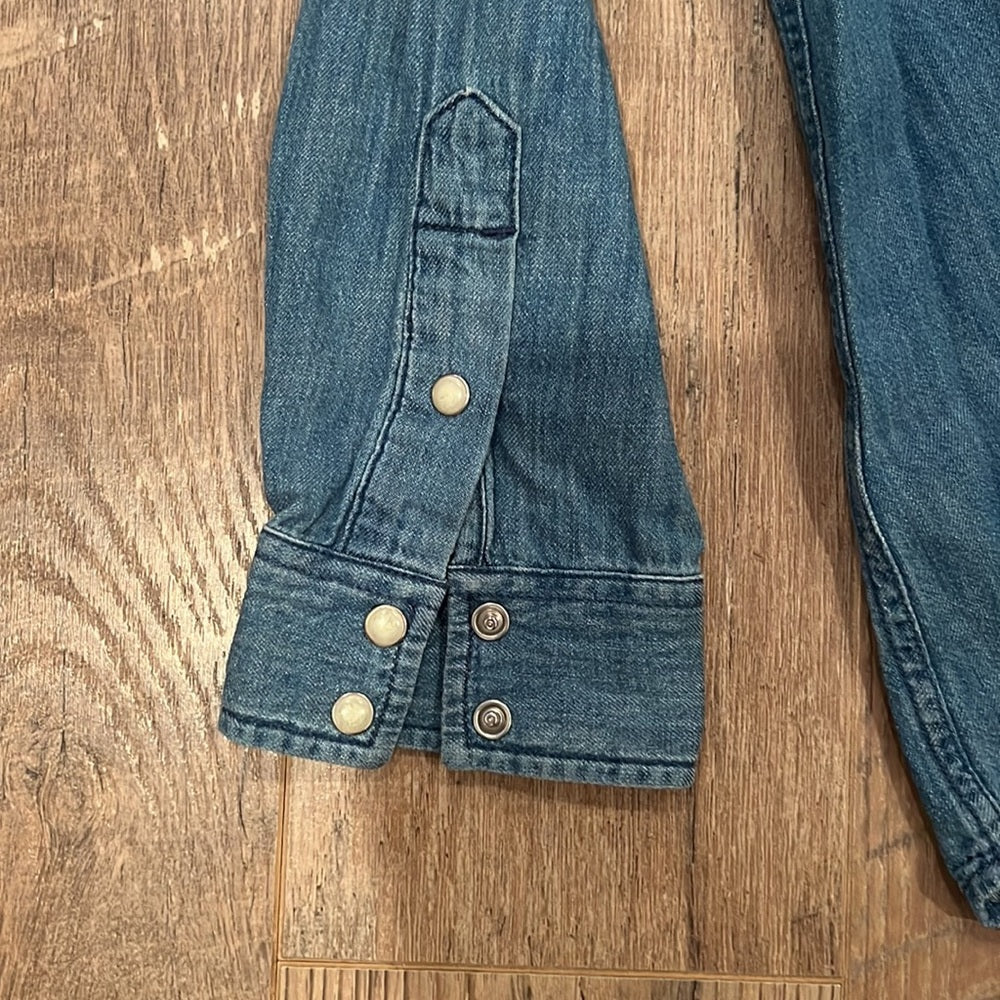Lucky Brand Woman’s Jean Material Long Sleeve Size 1X