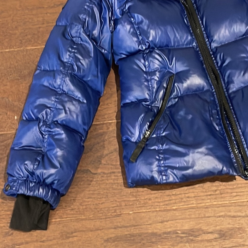 SAM Girls Freestyle Down Blue Jacket Size 12
