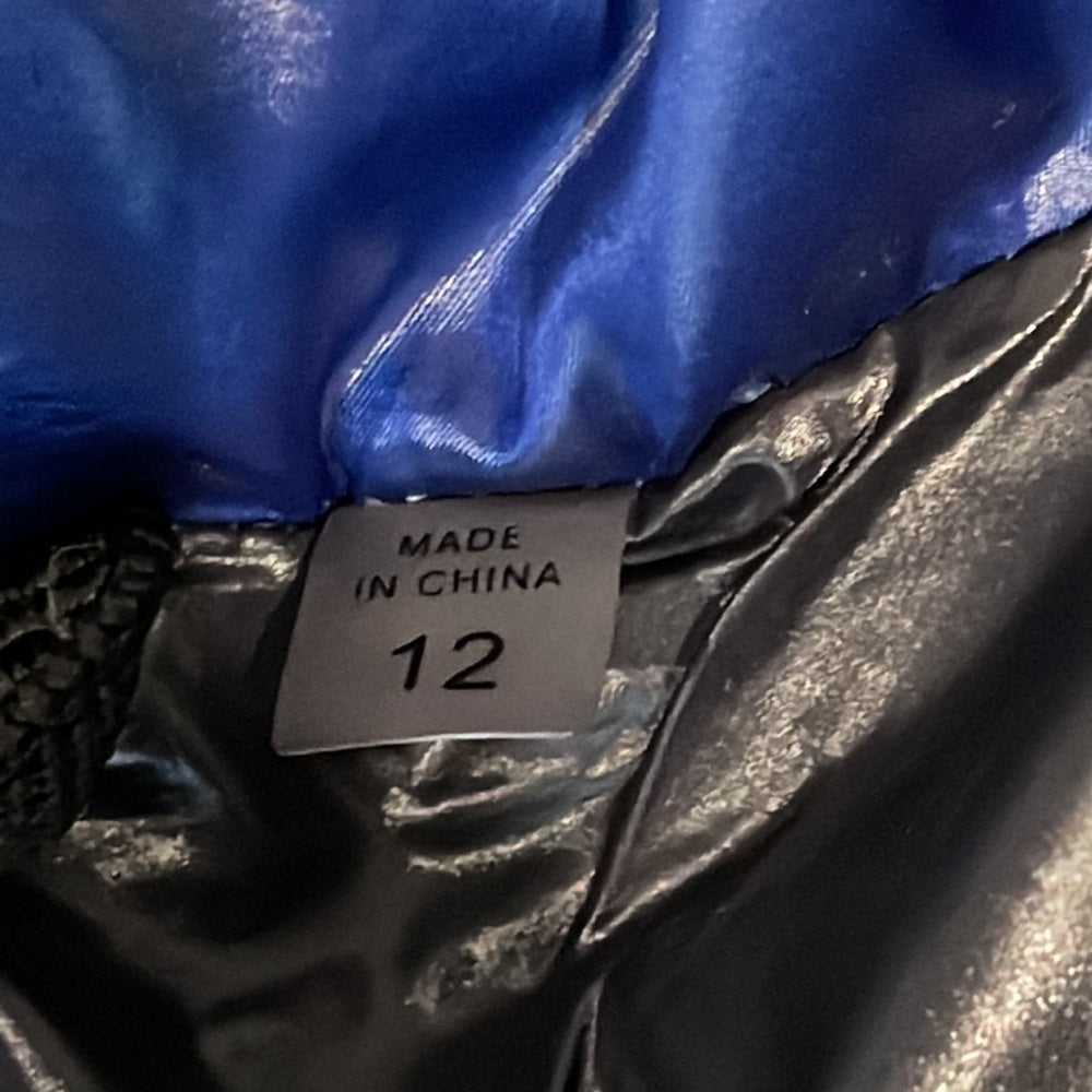 SAM Girls Freestyle Down Blue Jacket Size 12