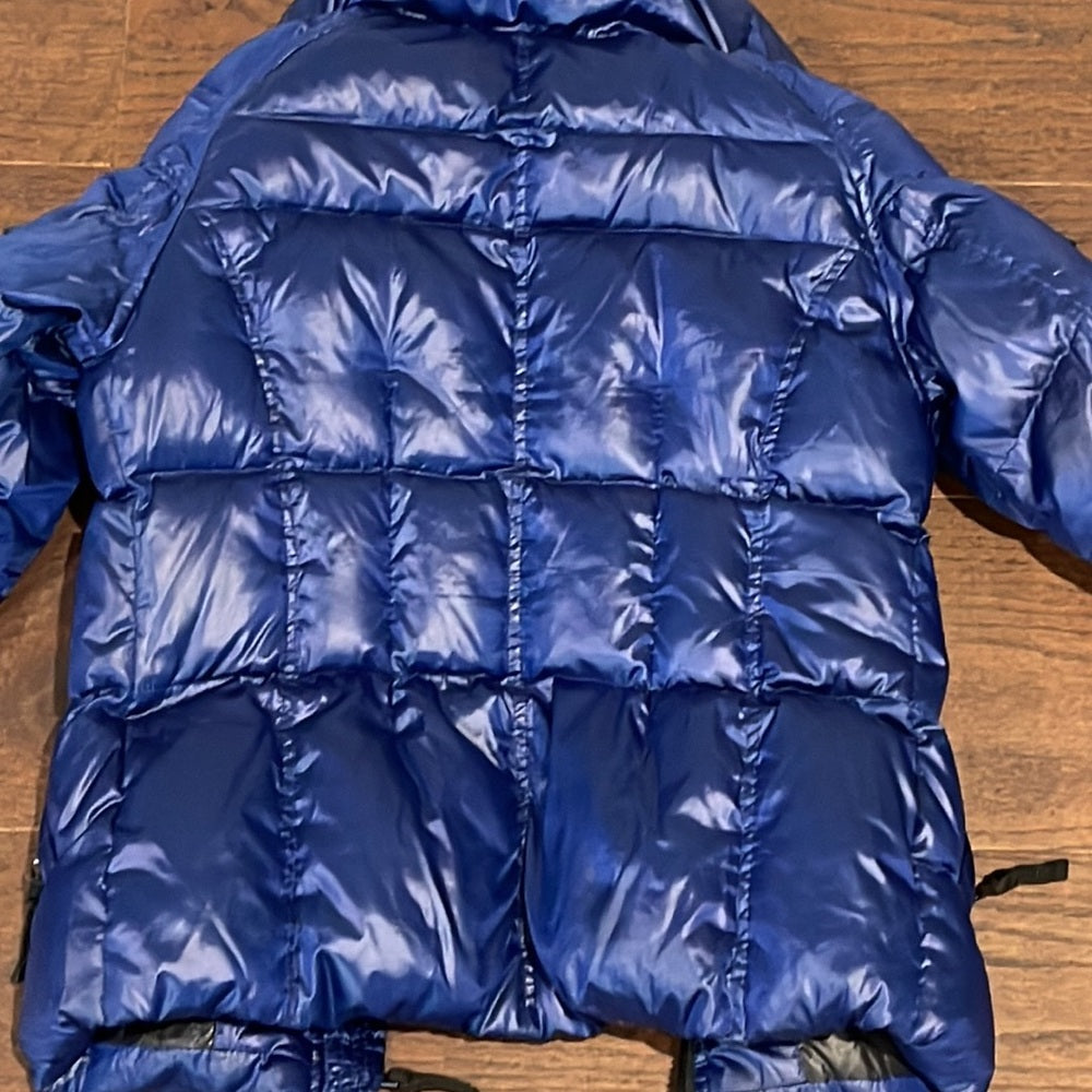 SAM Girls Freestyle Down Blue Jacket Size 12