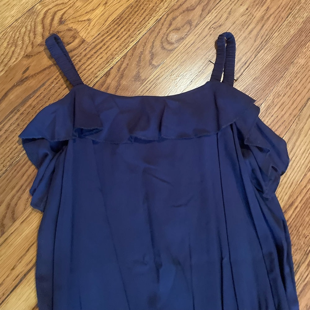 ARMANI Junior Girls Dark Purple Jump Suit Size 14