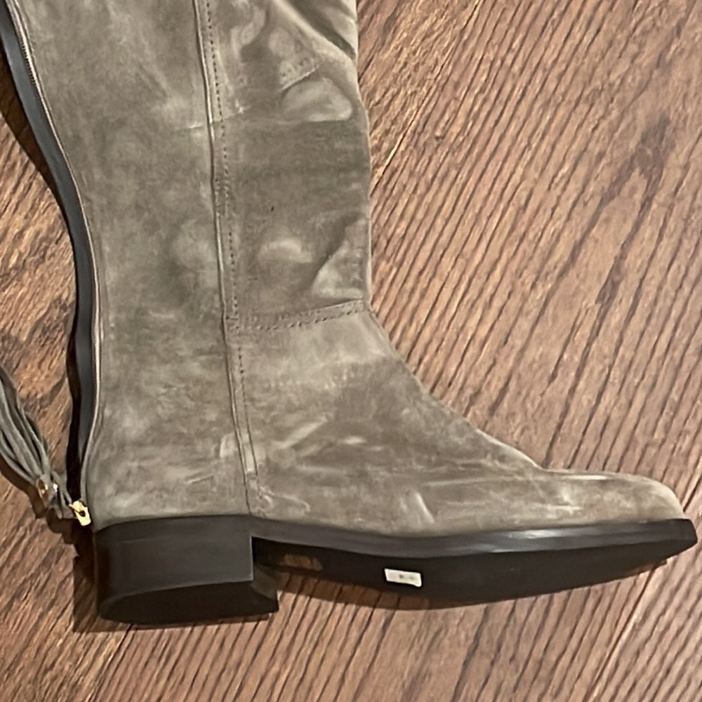 L.K. Bennett Grey Suede Boots Size 37