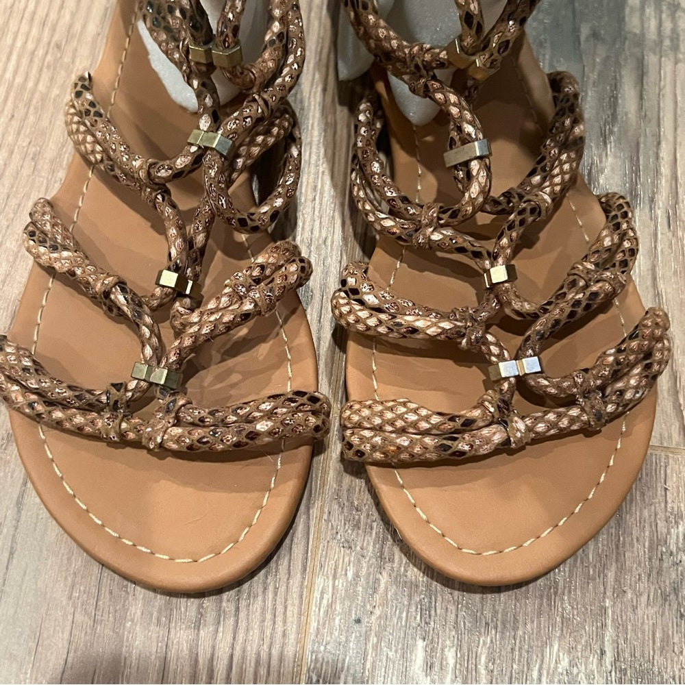 Gizella Woman’s Open Toe Casual Gladiator Sandals Size 9