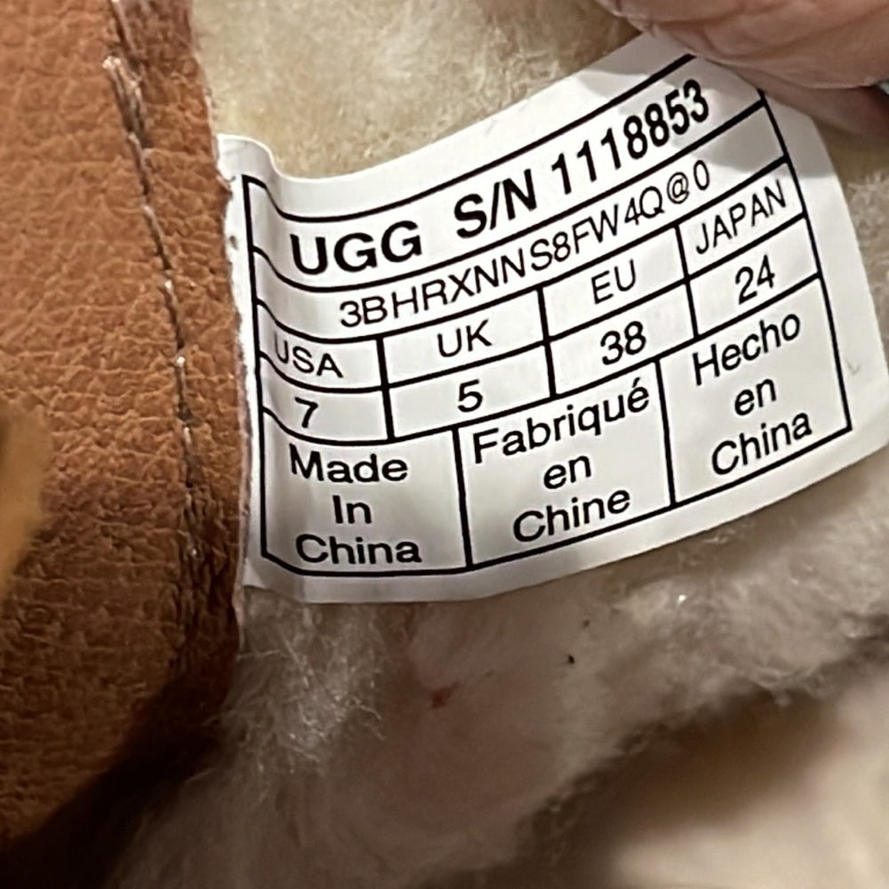 Ugg Women’s Beige Low Boots Size 7