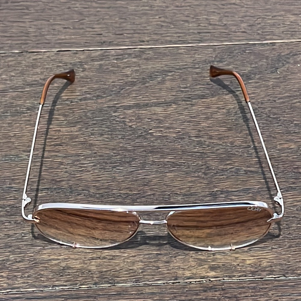 Quay Sunglasses High Key Mini Rose Gold