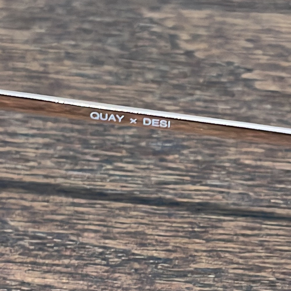 Quay Sunglasses High Key Mini Rose Gold