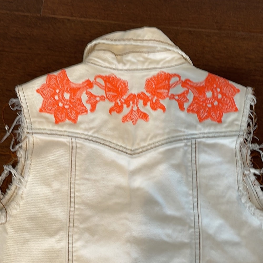 Car Mar LF Girls Jean Vest Size Small
