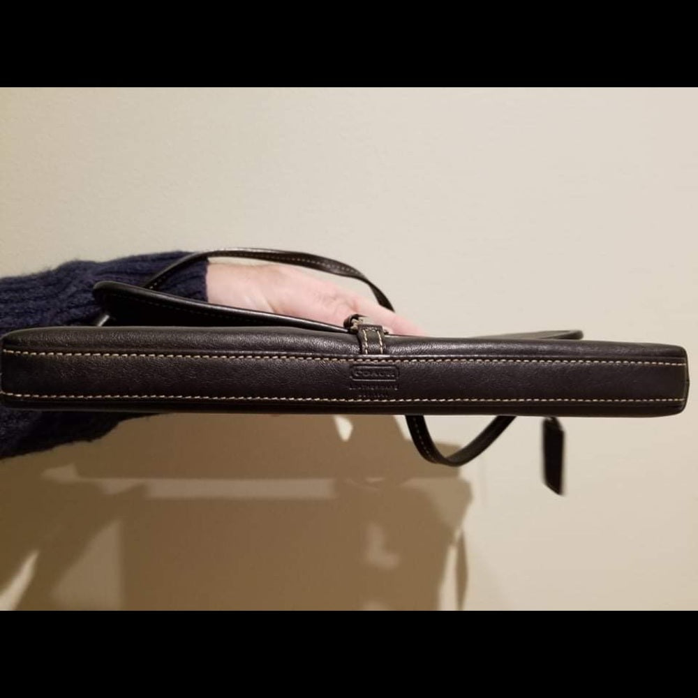 Coach Black Leather Small Handbag