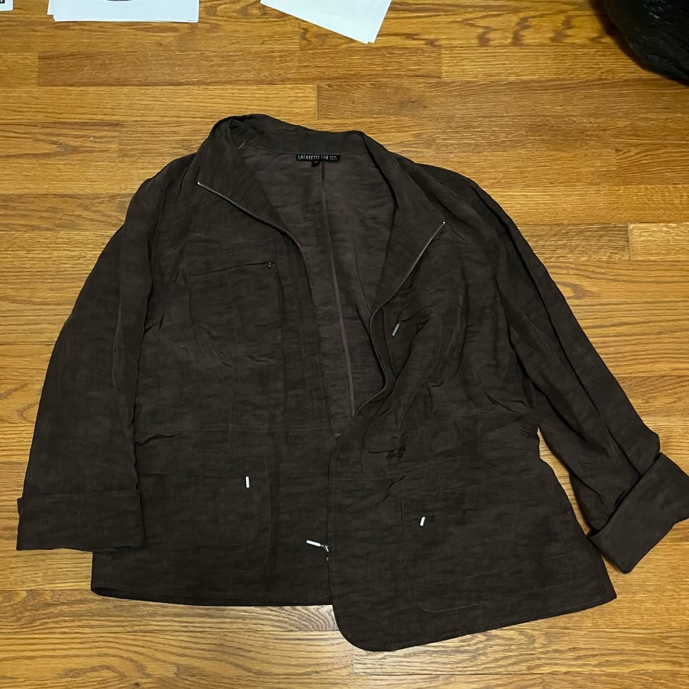 Lafayette 148 top(Size 20) and skirt(Size 22) Black set