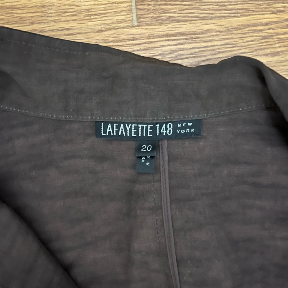 Lafayette 148 top(Size 20) and skirt(Size 22) Black set