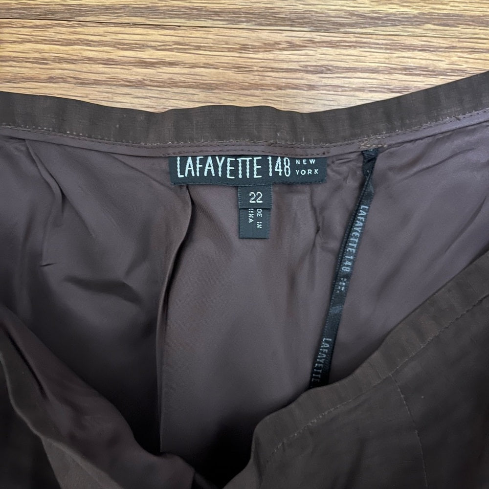 Lafayette 148 top(Size 20) and skirt(Size 22) Black set