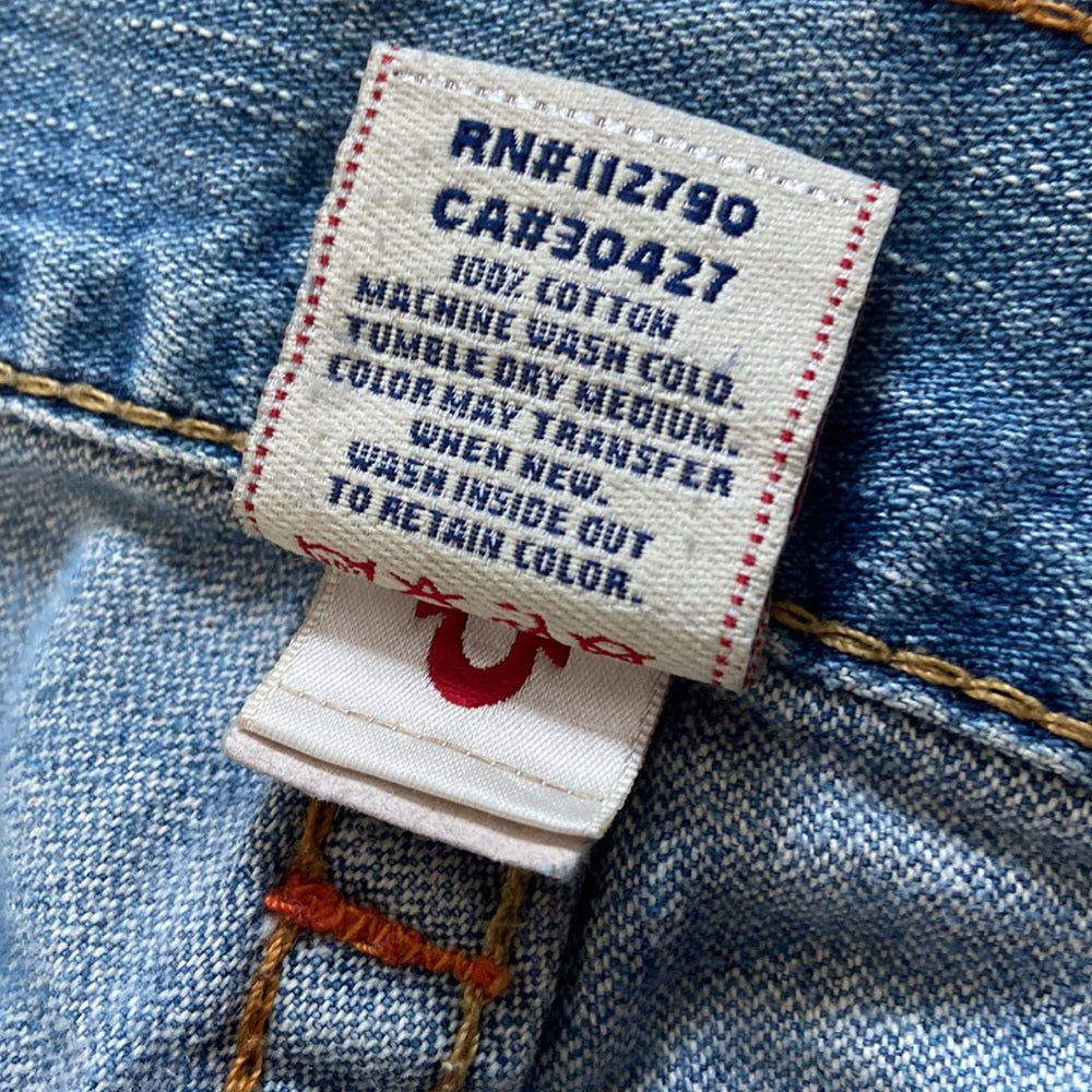 Men’s True Religion jeans. Blue denim. Size 32