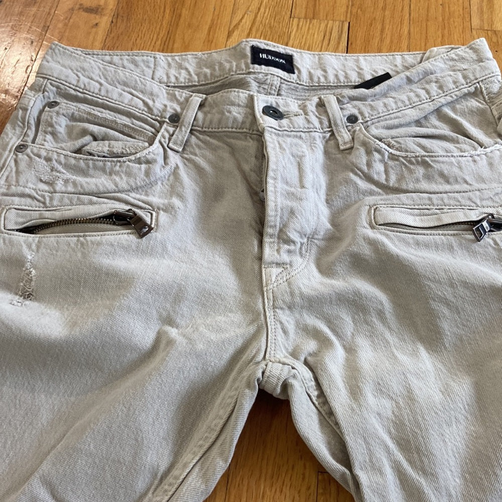 Men’s Hudson jeans. Light grey. Size 31