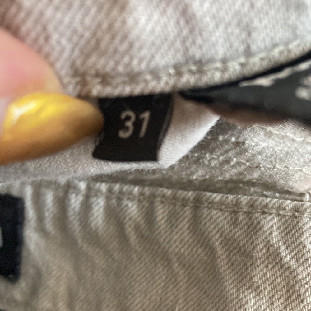 Men’s Hudson jeans. Light grey. Size 31