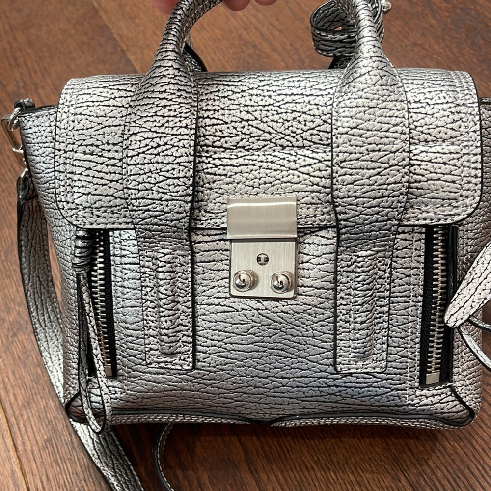 3.1 Phillip Lim Silver Pashli Mini Satchel