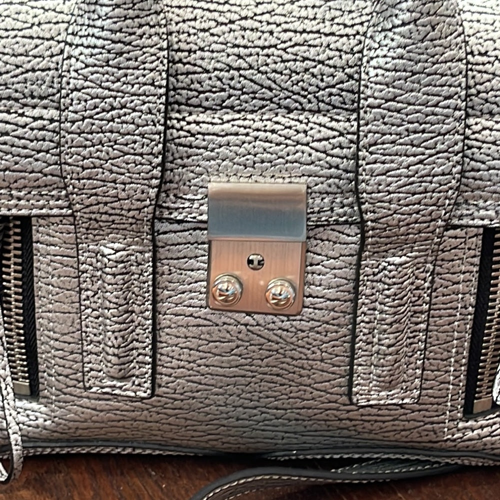 3.1 Phillip Lim Silver Pashli Mini Satchel